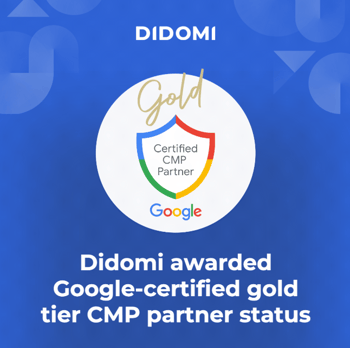 Félicitations Didomi ! La solution de gestion du consentement utilisée par Yumens devient partenaire CMP Gold certifié par Google